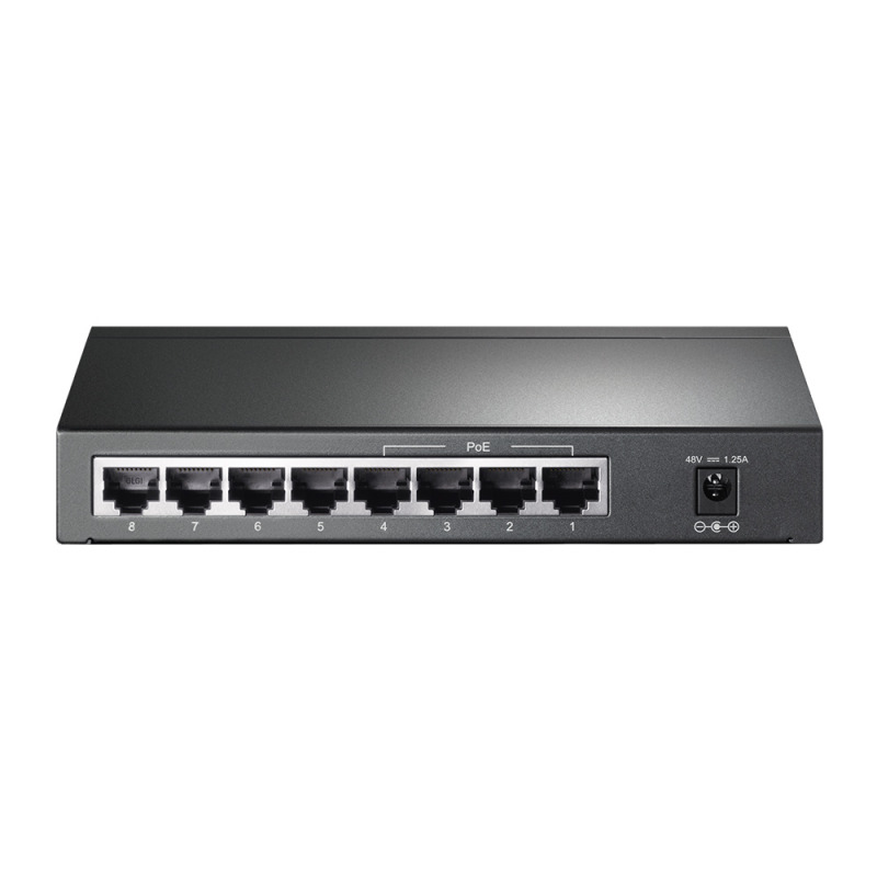 Switch Gigabit PoE no administrable de 8 puertos 10/100/1000 Mbps solo 4 puertos PoE para escritorio image 8