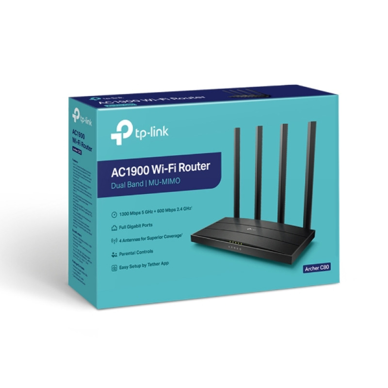 Router inalámbrico WiFi 5 ac / Wave 2 MUMIMO 3x3 1900 Mbps / Doble Banda 24 y 5 GHz / 1 puerto WAN 10/100/1000 Mbps / 4 puertos LAN 10/100/1000 Mbps / Tecnología Smart Connect / Compatible con EasyMesh image 10