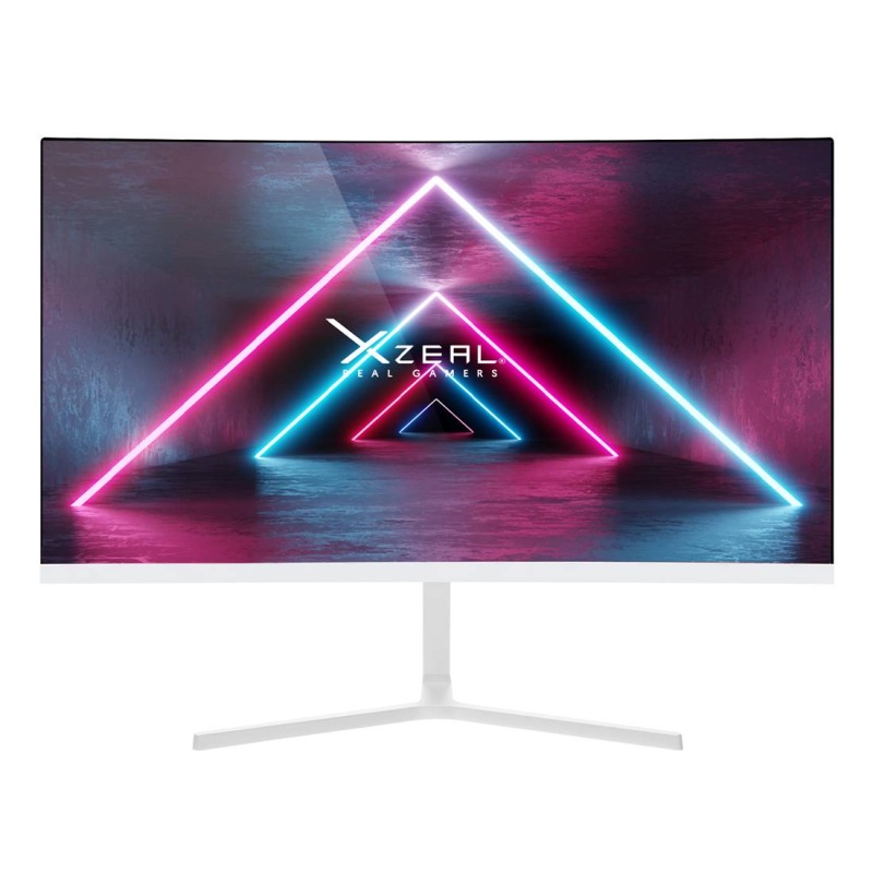 Monitor Xzeal 23.8 pulgadas Xzeal XSPMG07W XST-570-1 Panel Curvo VA FHD 100Hz 5ms 1xVGA + 1xHDMI + Vesa 100x100mm Blanco