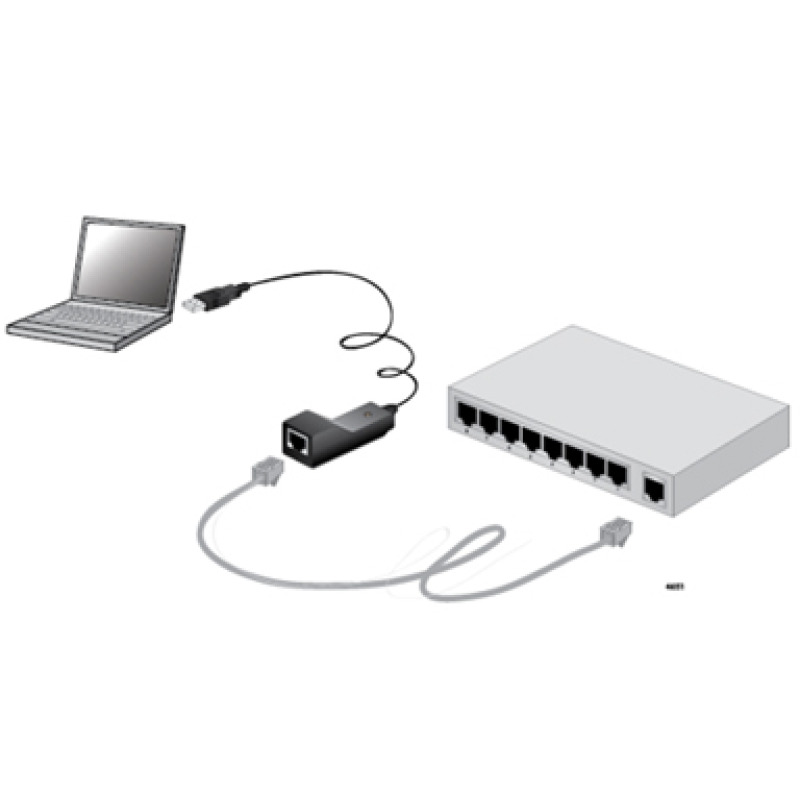 Cable D/Consola USB tipo A macho A RJ45 12 Metros image 3