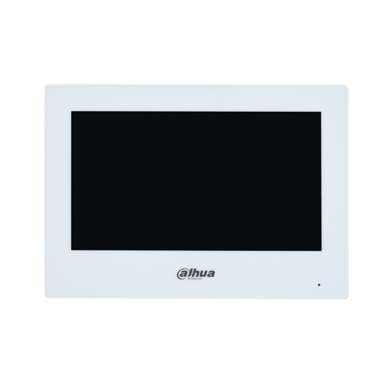 DAHUA VTH2621G-WP - Monitor IP Touch de 7" WiFi/ Serie Lite con PoE/ Ideal para uso interior/ Compatible con KTW02/ Cuenta con Modo No Molestar y soporta 9 extensiones villa, 4 de departamento y 1 principal WiFi intercom/ #LoNuevo