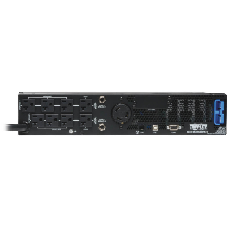UPS TRIPP LITE SMART3000RM2U 3KVA 3000 W 120 V ONDA SINUSOIDAL, INTERACTIVO, SERIE EATON TRIPP LITE, 7 CONTACTOS, OPCION DE TARJETA RED WEBCARDLXE ,LCD,USB,DB9,2U RACK/TORRE. GARANTIA POR 2 AÑOS image 7