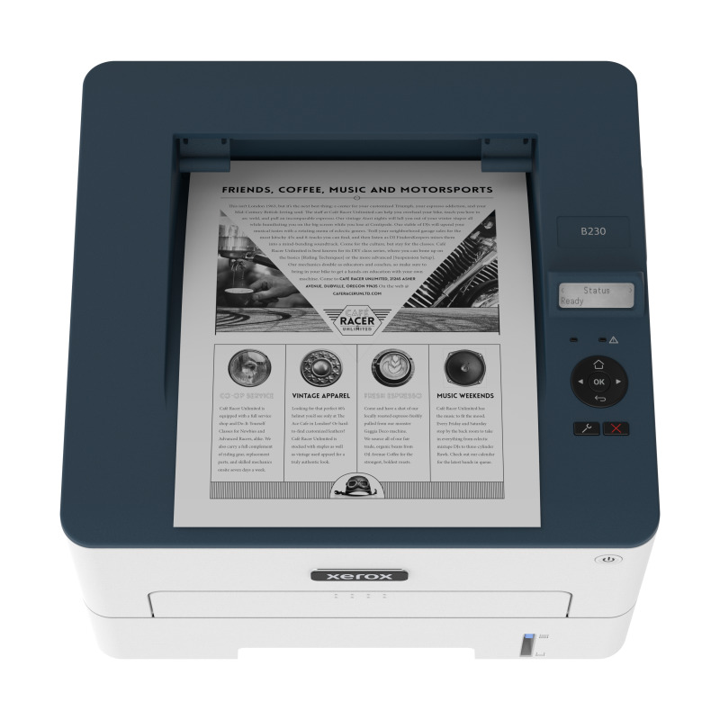 IMPRESORA XEROX B230, 36PPM, LASER MONOCROMATICA USB 2.0, ETHERNET RED, WIFI, DUPLEX, SILENCIOSA, A4 image 4