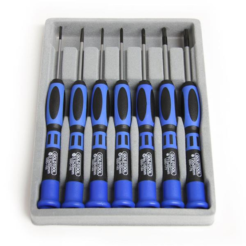 JUEGO KIT SET DE DESTORNILLADORES DESARMADORES DE PRECISION CON 7 PIEZAS - TORX PHILLIPS PLANO - STARTECH.COM MOD. CTK100P
