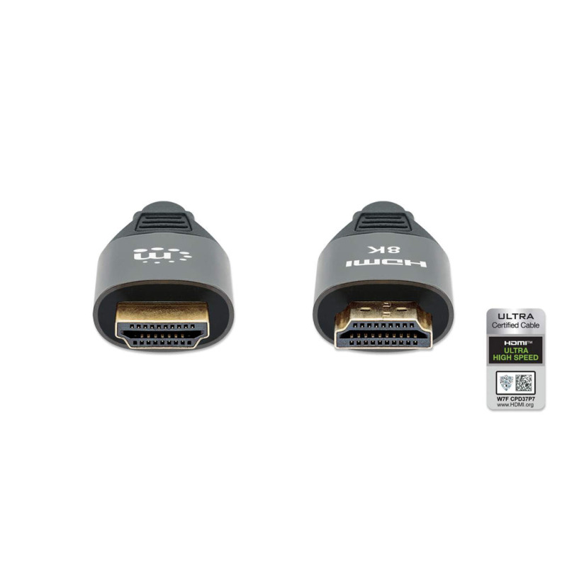 CABLE HDMI /MANHATTAN / 355933 /2.1 PREMIUM M-M 1.0M, 8K@60HZ,CHAPA DE ORO image 4