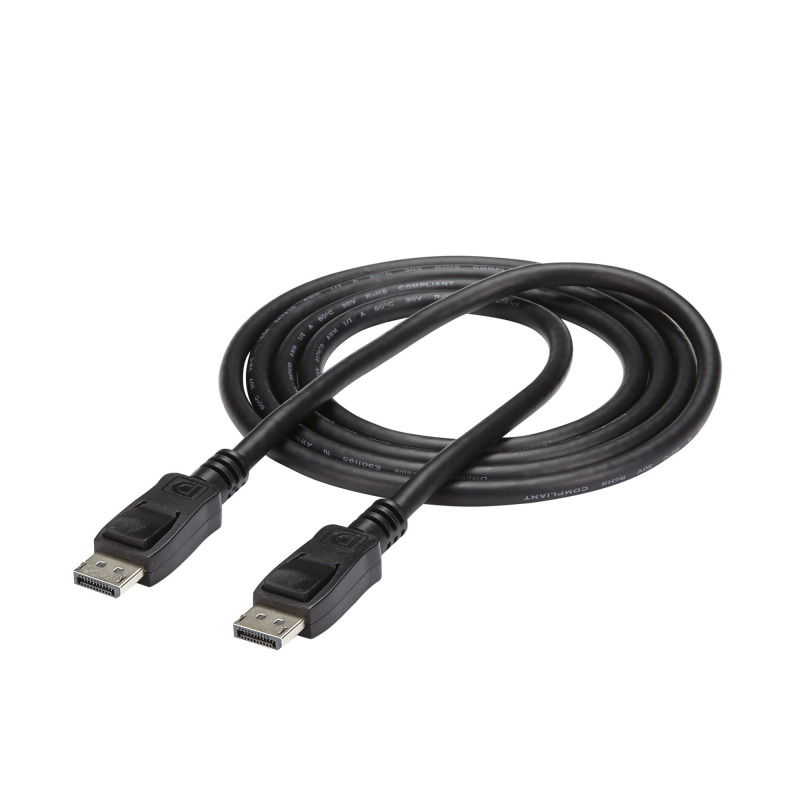 CABLE DE 1.8M CERTIFICADO DISPLAYPORT 1.2 4K CON CIERRE DE SEGURIDAD - 2X MACHO DP - STARTECH.COM MOD. DISPLPORT6L image 18
