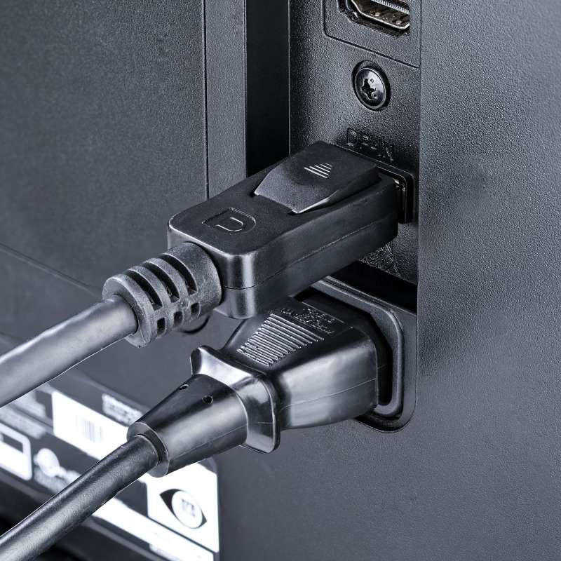 CABLE DE 1.8M CERTIFICADO DISPLAYPORT 1.2 4K CON CIERRE DE SEGURIDAD - 2X MACHO DP - STARTECH.COM MOD. DISPLPORT6L image 19