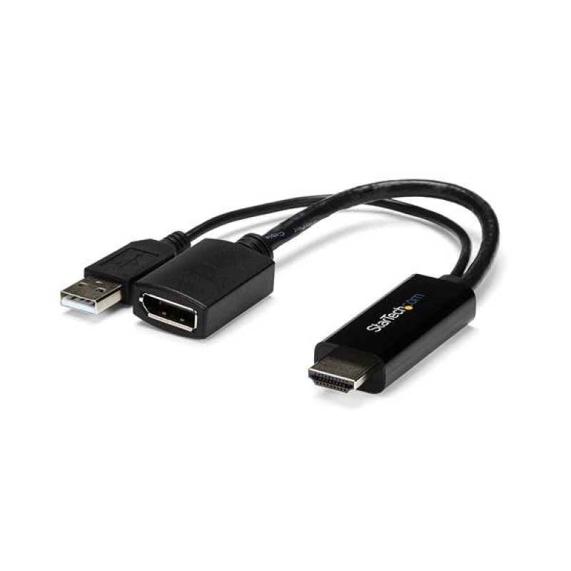 ADAPTADOR DE VIDEO HDMI A DISPLAYPORT - CONVERTIDOR 4K ALIMENTADO POR USB - STARTECH.COM MOD. HD2DP