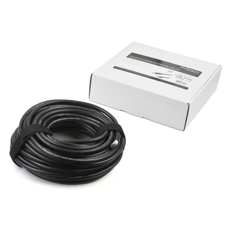 CABLE HDMI DE 20M DE ALTA VELOCIDAD ACTIVO CL2 24AWG - CABLE HDMI DE INSTALACIóN DE PARED ULTRAHD 4KX2K - STARTECH.COM MOD. HDMM20MA image 3