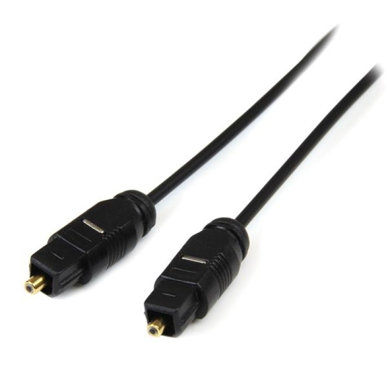 CABLE DE 3M TOSLINK AUDIO DIGITAL OPTICO SPDIF DELGADO - NEGRO - STARTECH.COM MOD. THINTOS10 image 2