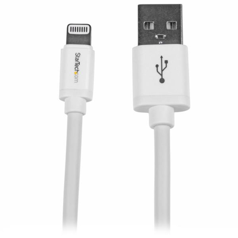 CABLE DE 2M LIGHTNING DE 8 PIN A USB A 2.0 PARA APPLE IPOD IPHONE IPAD - BLANCO - STARTECH.COM MOD. USBLT2MW