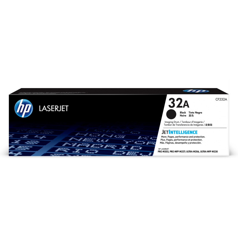 TAMBOR DE IMAGEN HP 32A CF232A NEGRO LASERJET PRO M203dn/M203dw/M227fdw/M227sdn (23 000 PAG)