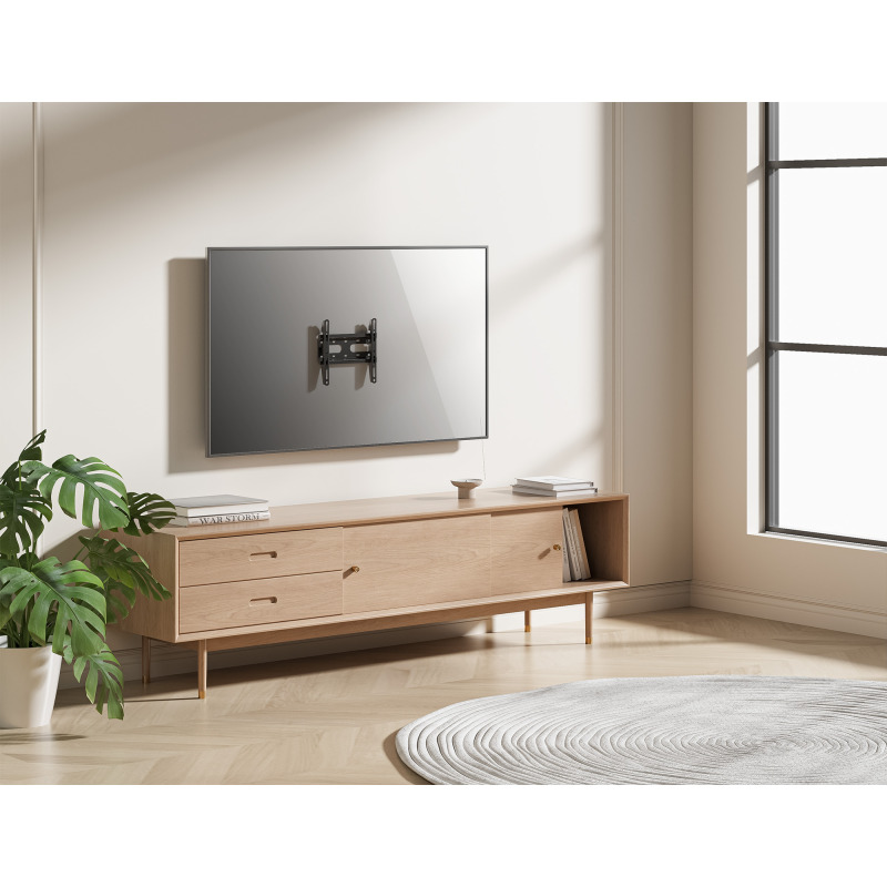 SOPORTE TV,MANHATTAN,462259, P/PARED 45KG, 23 A 43 FIJO, BAJO PERFIL, ECONOMICO image 14