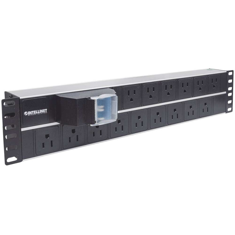 BARRA PDU,INTELLINET,714075, 15 CONT. GAB/RACK 19, 2U, CONTRA CORTO CIRCUITO image 3