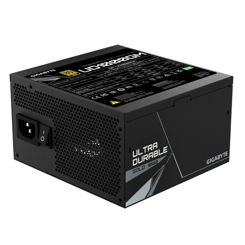 FUENTE DE PODER GIGABYTE1000W/80 PLUS GOLD /NEGRO/ATX/MODULAR image 5