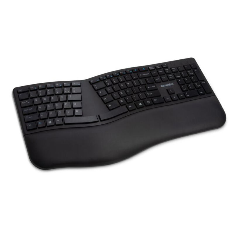 Kensington ProFit Ergo Wrlss teclado RF inalámbrica + USB QWERTY Español Negro