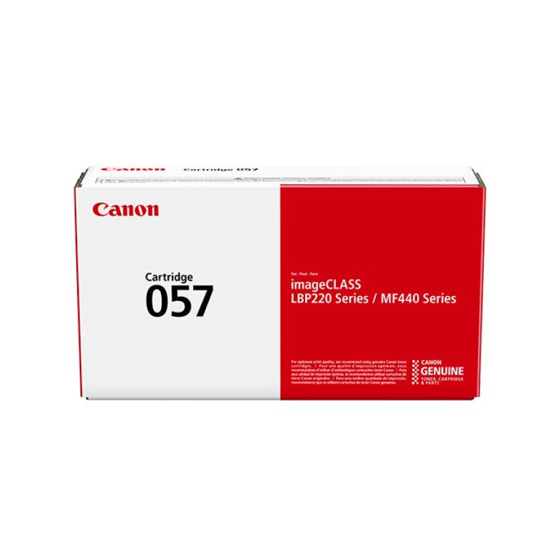 TONER CANON 057 NEGRO, RENDIMIENTO 3,100 PAGINAS, COMPATIBLE: LBP226DW, MF445DW