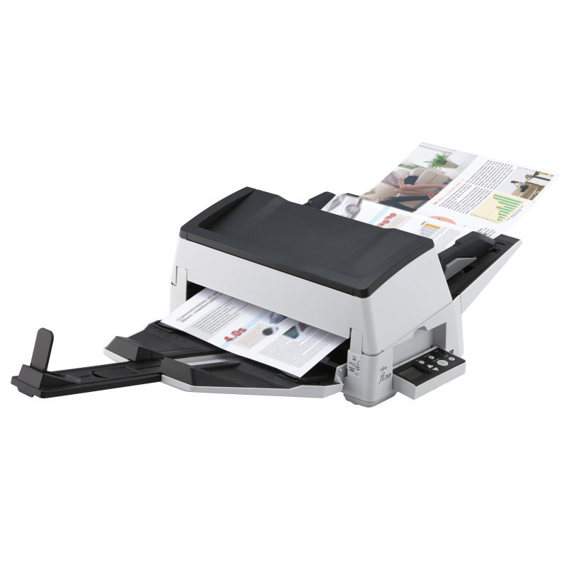 Fujitsu fi-7600 ADF + Escáner de alimentación manual 600 x 600 DPI A3 Negro, Blanco