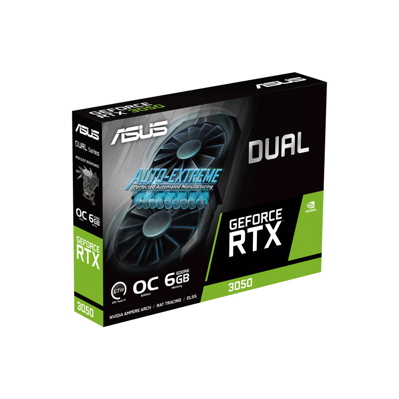 TARJETA DE VIDEO ASUS (DUAL-RTX3050-O6G) GDDR6 96BIT,PCI-E 4.0,DP,HDMI,DVI, 8K,DUAL FAN 8K image 10