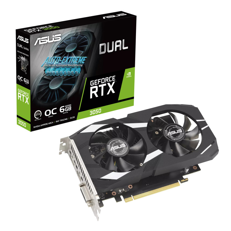 TARJETA DE VIDEO ASUS (DUAL-RTX3050-O6G) GDDR6 96BIT,PCI-E 4.0,DP,HDMI,DVI, 8K,DUAL FAN 8K image 11