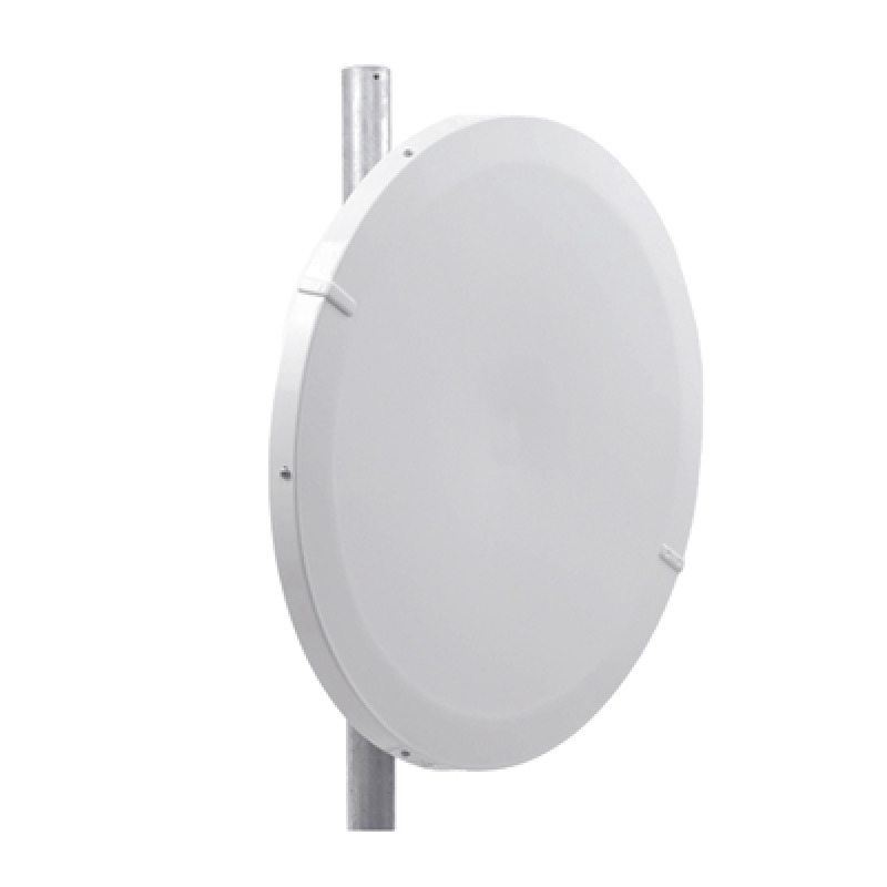 Antena Direccional de Alto Rendimiento/ Parábola profunda para mayor aislamiento al ruido / 29 dBi / 49  64 GHz / Conector de guía de onda para radios B5x y C5x / Fácil Montaje y Soporte de acero inoxidable / Radomo Incluido