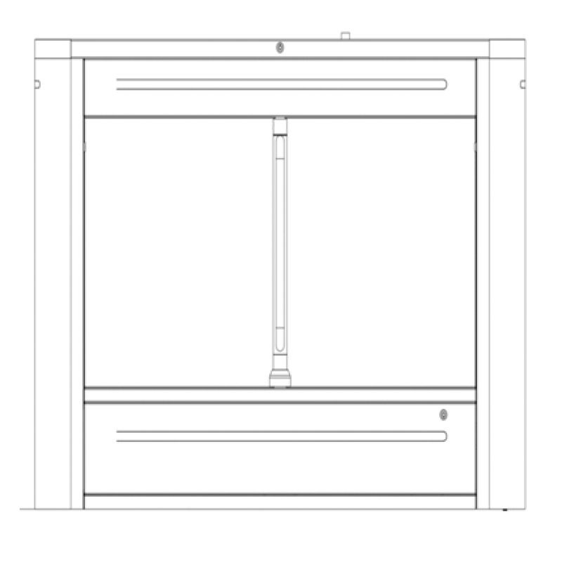 DAHUA ASGB521H-D - Swing Barrier Media para exterior/ 1 Carril/ Motor Electrico CD/ Acero Inoxidable/ Puerto RS232/ Soporta Conteo de Entrada y Salida/ 20personas x minuto/ Entrada de Alarma de Incendio para desbloqueo/ image 3