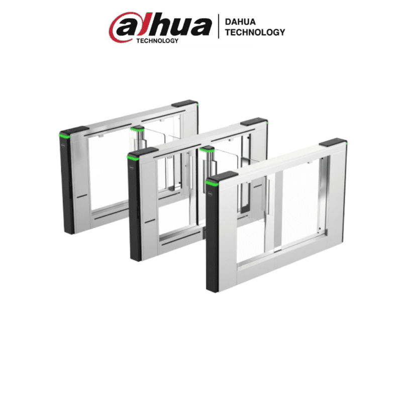 DAHUA ASGB611X-R - Barrera de medio cuerpo con puerta de cortesía de acrílico (R)