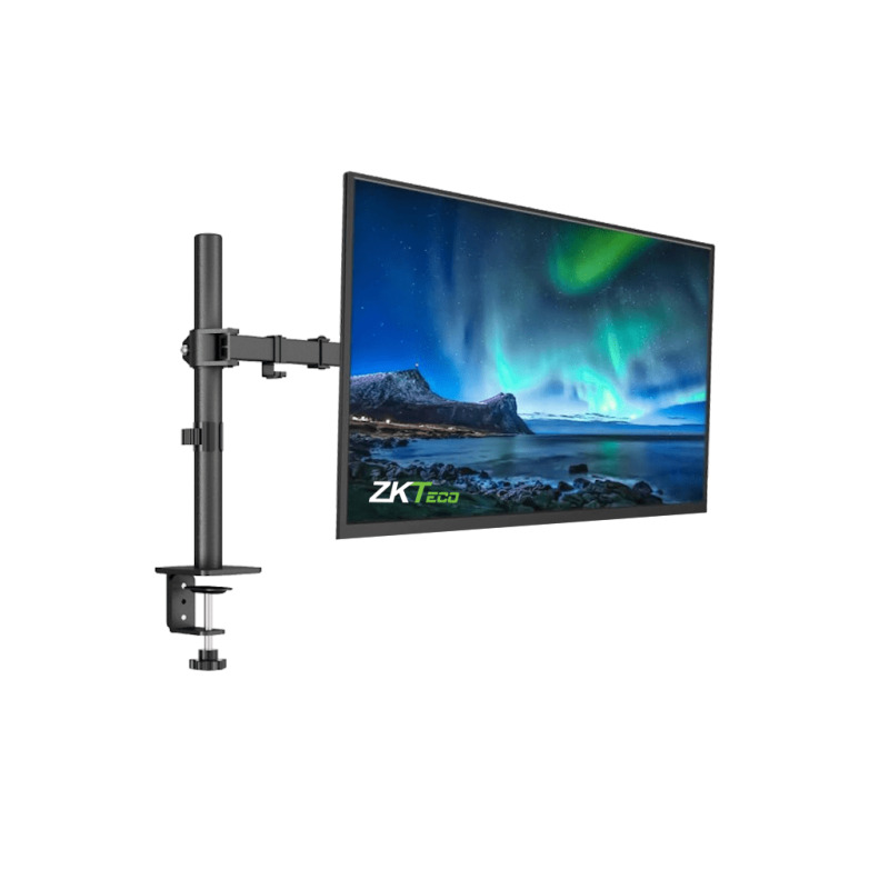 TCE LMG12NBZD222KA - Paquete de Soporte de Escritorio Articulado con Monitor LED HD 22 pulgadas ZKTeco , VESA 75x75mm, Ajuste de Inclinación y Rotación