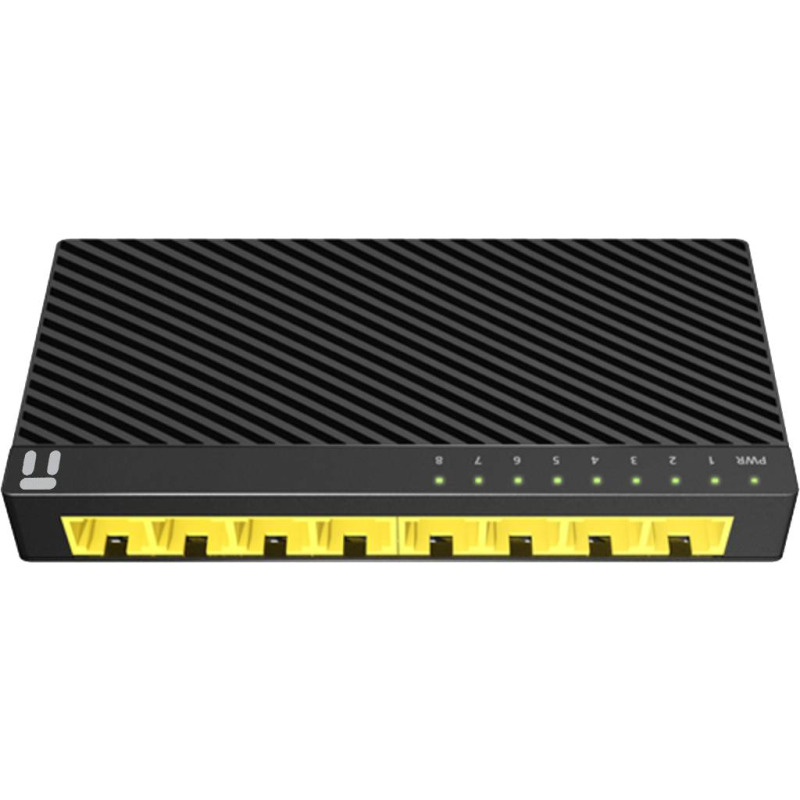 SWITCH NETIS 8 PUERTOS GIGABIT, CARCASA PLASTICO