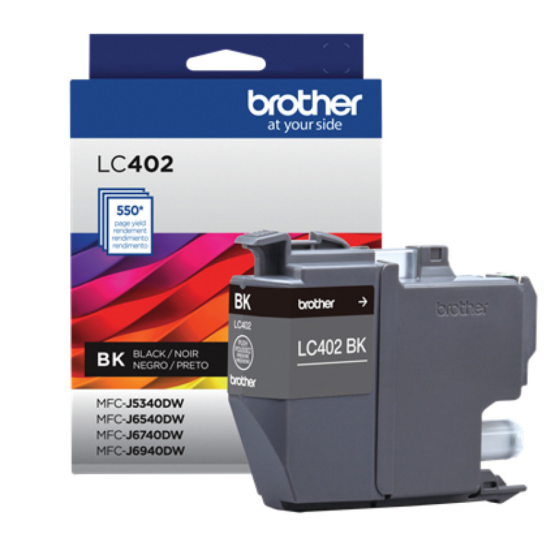 CARTUCHO BROTHER LC402BK NEGRO, RENDIMIENTO 550 PAGINAS image 3