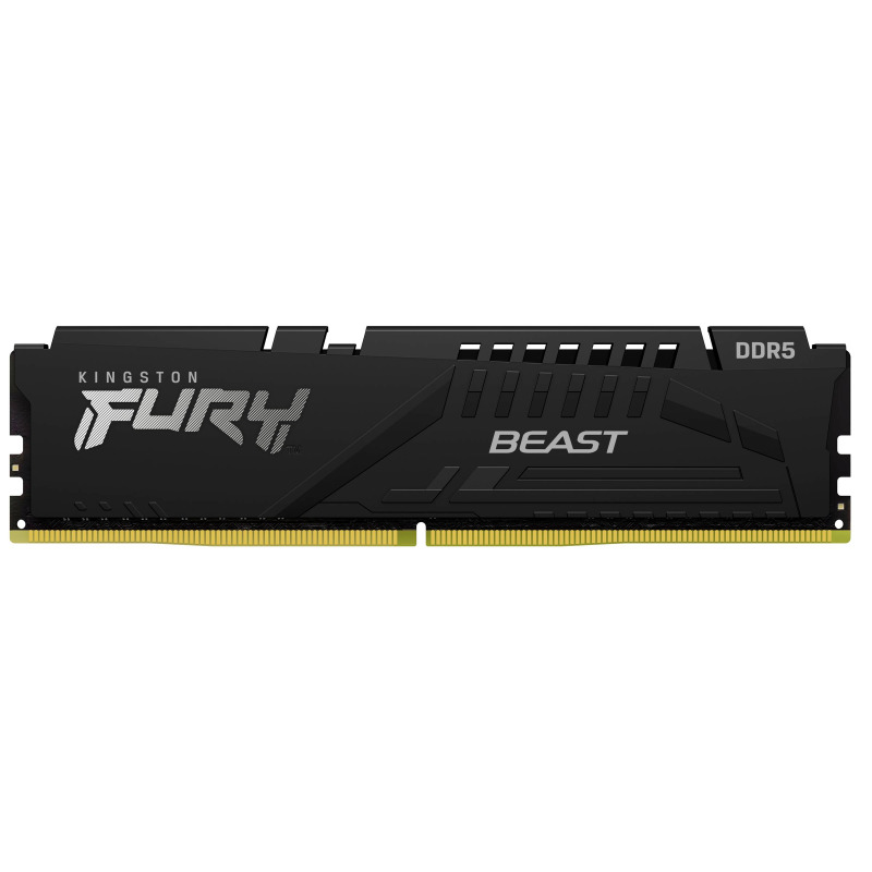 MEMORIA RAM KINGSTON DIMM DDR5 32GB 5200MT/S FURY BEAST BLACK XMP CL40 288PIN 1.25V C/DISIPADOR DE CALOR P/PC/GAMER/ALTO RENDIMIENTO (KF552C40BB-32) image 3