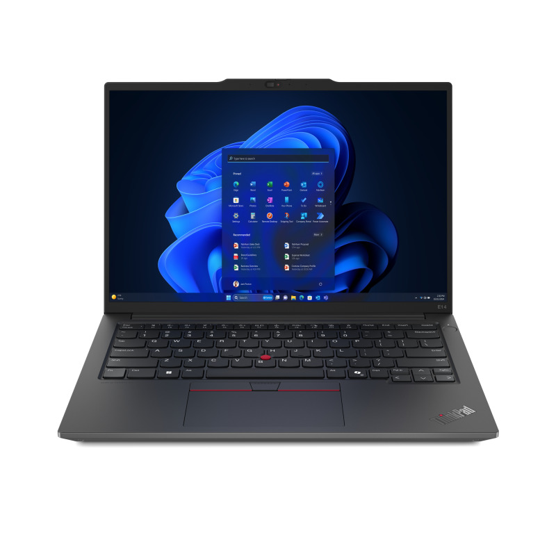 LAPTOP LENOVO THINKPAD E14 GEN 6 / CORE ULTRA 7 155H 4.8GHZ / 16GB DDR5 / 512GB SSD / 14 WUXGA (1920X1200) / NEGRO / WIN 11 PRO / 3YR EN SITIO