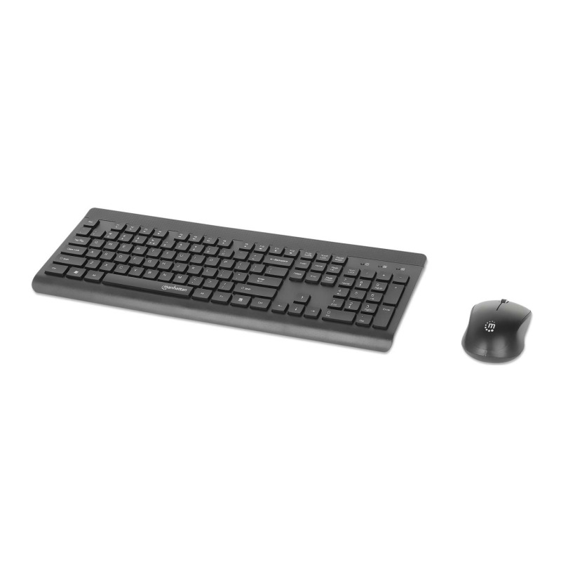 Manhattan 180771 teclado Ratón incluido Universal RF inalámbrico QWERTY Negro image 2