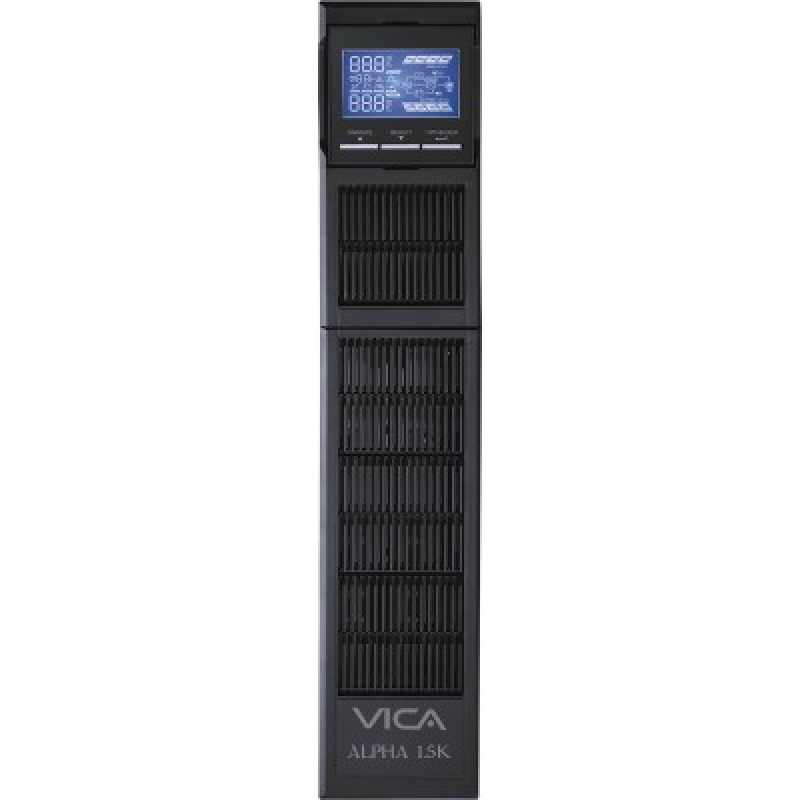 Vica ALPHA 1.5K sistema de alimentación ininterrumpida (UPS) Doble conversión (en línea) 1.5 kVA 1500 W 8 salidas AC image 2