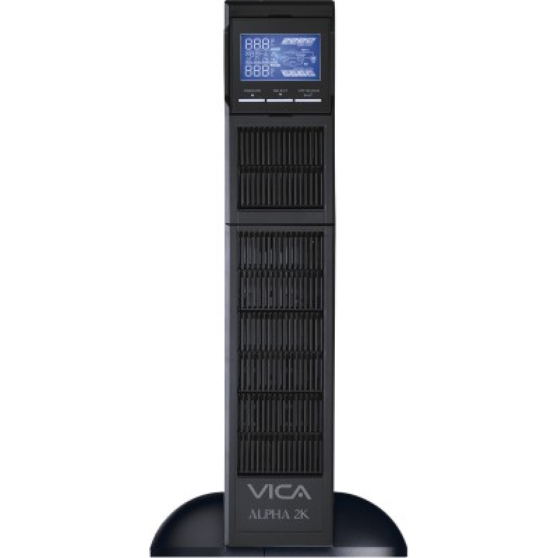 Vica ALPHA 2K sistema de alimentación ininterrumpida (UPS) Doble conversión (en línea) 2 kVA 2000 W 8 salidas AC image 2