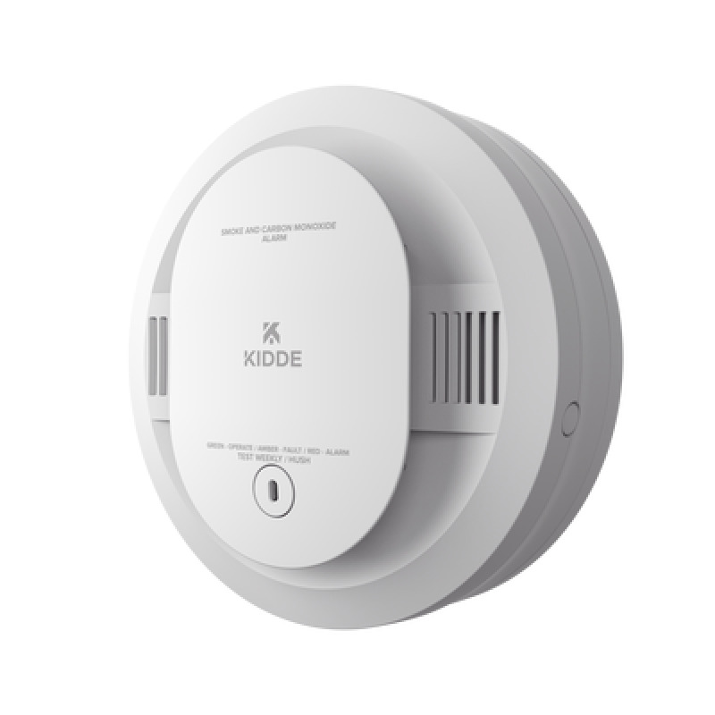 Detector de Humo y Monoxido CO Compacto Fotoelectrico Autonomo Batería AA Reemplazable Modelo 21031502 Paquete de 6