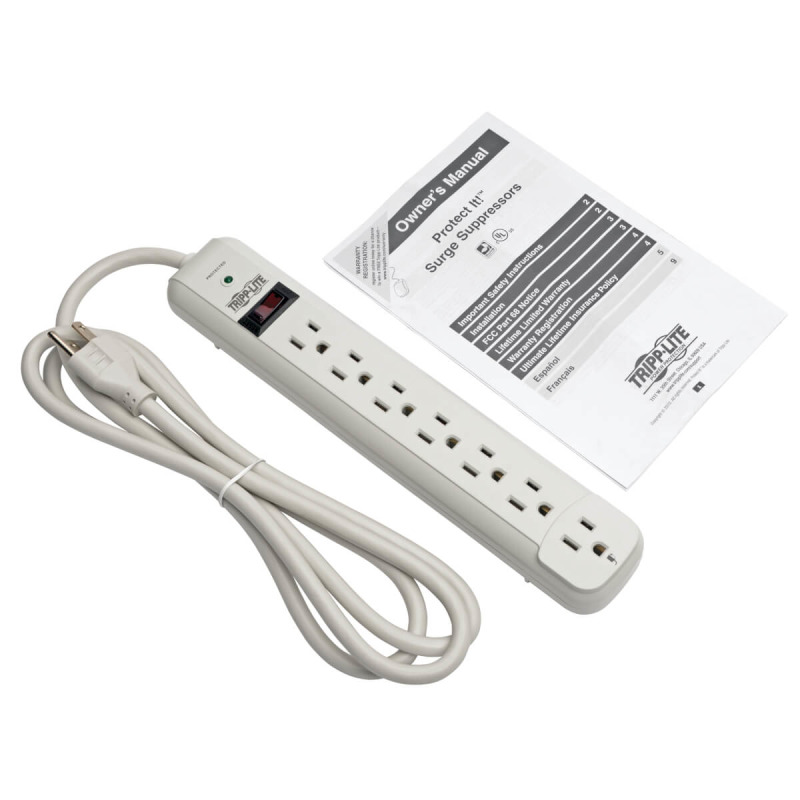 SUPRESOR DE SOBRETENSIONES TRIPP-LITE CON 7 CONTACTOS, 1080 JOULES STRIKER image 9