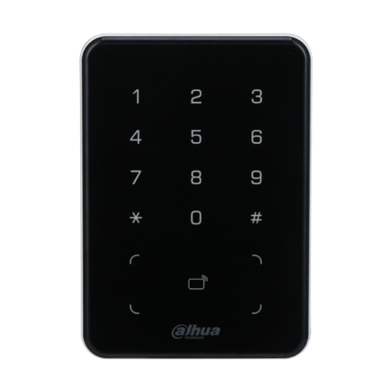 DAHUA DHI-ASR2101A - Lectora de Tarjetas MiFare con Teclado Touch/ para Password/ Conexión RS-485 y Wiegand/ Leds Rojo y Verde/ Fondo de Luz Azul/ image 6