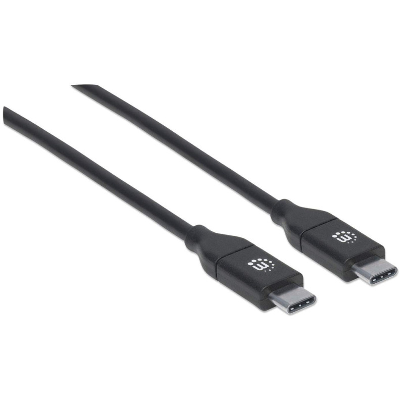 CABLE USB,MANHATTAN,355247,-C V2.0, C-C 2.0M NEGRO 480MBPS 5A image 3