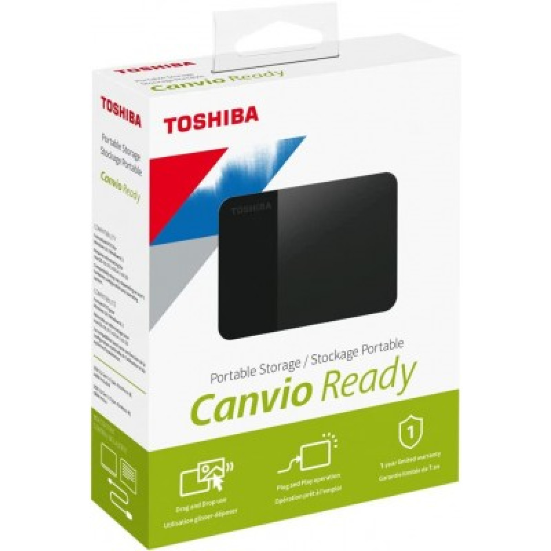 DD EXTERNO 2TB TOSHIBA CANVIO READY 2.5 USB 3.0 NEGRO VELOCIDAD DE TRANSFERENCIA 5 GB /S / WIN 10 image 2