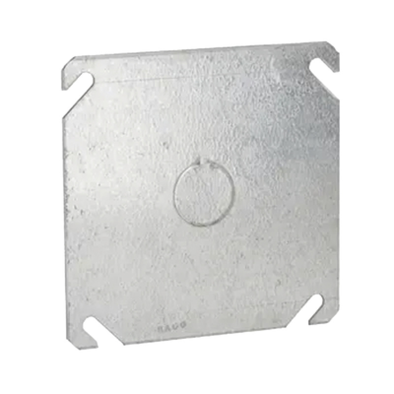 Tapa Cuadrada con Entrada de 1/2 para caja de 4