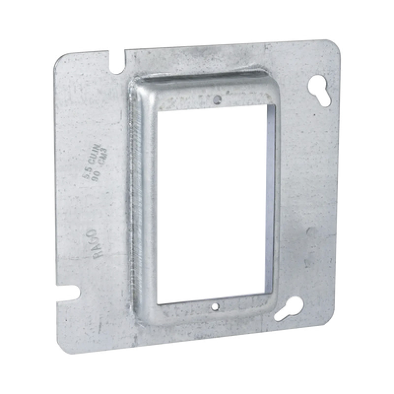 Sobretapa Cuadrada Galvanizada para Caja de 4 1116 / Realce de 3/4