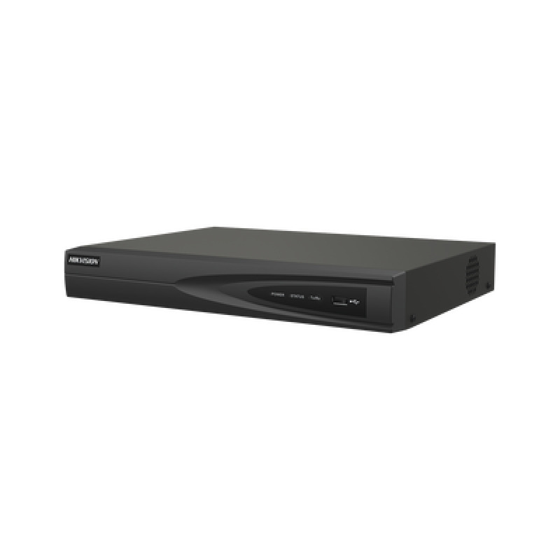 NVR 8 Megapixel 4K Compatible con Cámaras ACUSENSE / 4 canales IP / 4 Puertos PoE / 1 Bahía de Disco Duro / Salida de Vídeo en 4K / 300 Metros PoE Modo Extendido