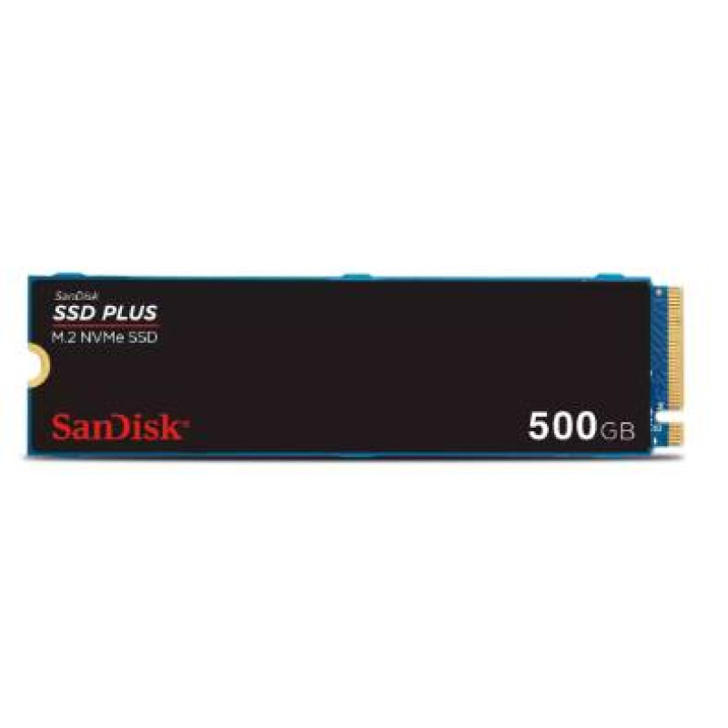 UNIDAD SSD M.2 SANDISK 500GB (SDSSDA3N-500G-G26) PLUS NVME PCIE 3.0