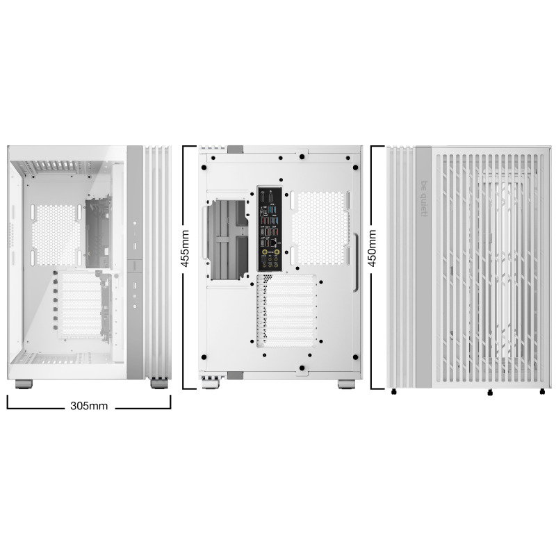 be quiet! LIGHT BASE 600 DX White Midi Tower Blanco image 3