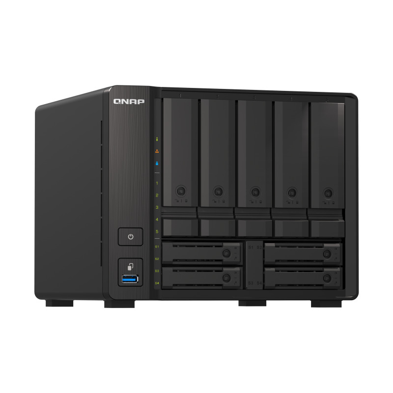 NAS QNAP TS-H973AX-32G/ 9 BAHIAS /5 DE 3,5 4 DE 2,5/NUCLEO CUADRUPLE 2.2GHZ/32GB DDR4 SODIMM HASTA 64GB/2 PTO 2,5 GBE/1 PTO 10 GBE /USB 3.2 X3/ HOTSWAP/ NO INCLUYE DISCOS/AMD RYZEN V1500B image 9