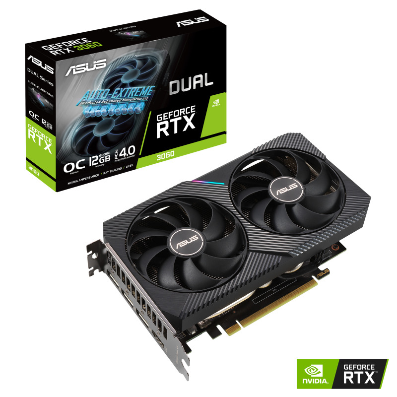 TARJETA DE VIDEO ASUS NVIDIA RTX3060/PCIE X16 4.0/12GB GDDR6/HDMI/3XDP/ESTANDAR/GAMA MEDIA image 17