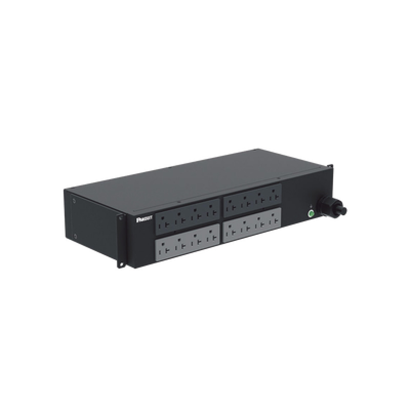 PDU Básico para Distribución de Energía Enchufe de Entrada NEMA L530P Con 16 Contactos NEMA 520R Instalación Horizontal de 19in 2 UR 30 Amp 208 Vca image 3