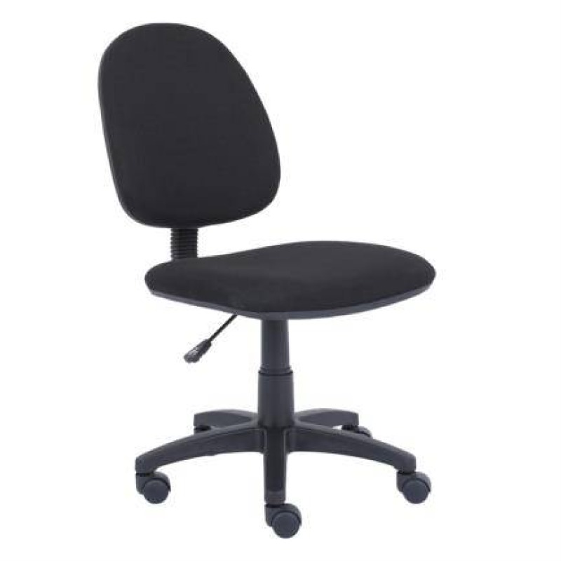 SILLA BÁSICA NEXTEP NE-650BN ALTURA AJUSTABLE, TELA NEGRA CON BASE GIRATORIA