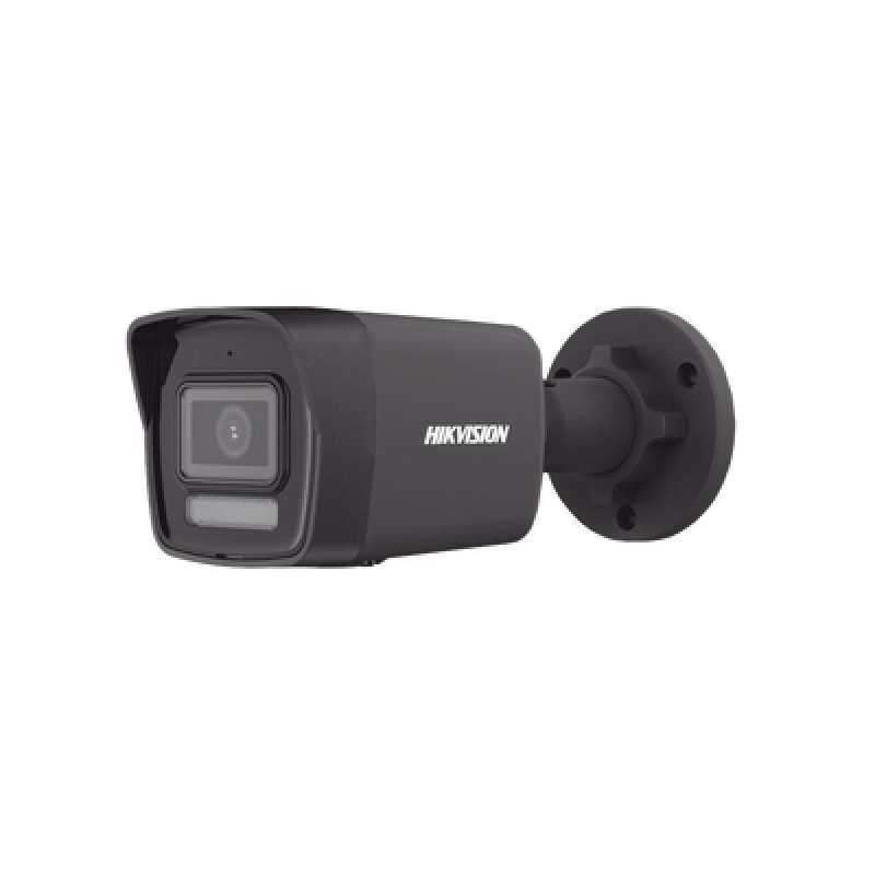 Dual Light Bala IP 4 Megapixel / Color Negro /  Lente 28 mm / 30 mts IR  30 mts Luz Blanca / Micrófono Integrado / ACUSENSE Lite / Exterior IP67 / H265 / PoE / ONVIF / Micro SD